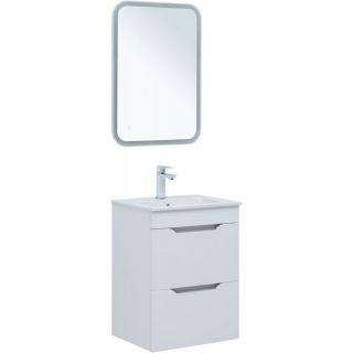 Тумба под раковину Aquanet Практика 347914 50 см белый глянец